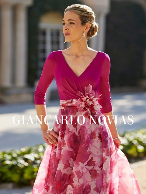 Vestido de deals organza estampado